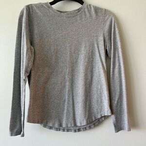 Lululemon Love Long Sleeve Crewneck Top - heathered core light gray